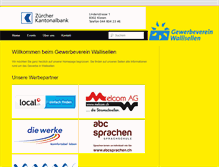 Tablet Screenshot of gewerbewallisellen.ch